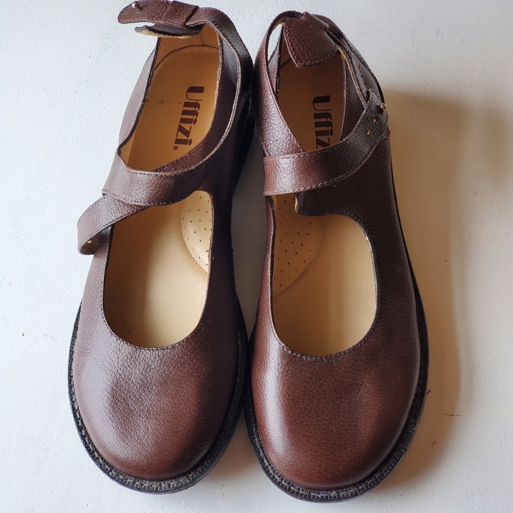 UFFIZI SHOE COLLECTION, EU 40, Brown.